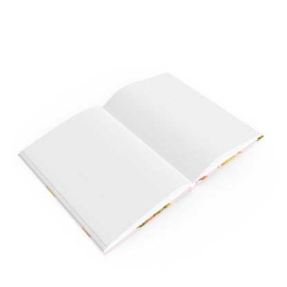 Cactus notitieboek opengeklapt – stevige kwaliteit, 128 pagina’s van 90 gsm papier. Beschikbaar met gelinieerd, ruitjes of blanco papier