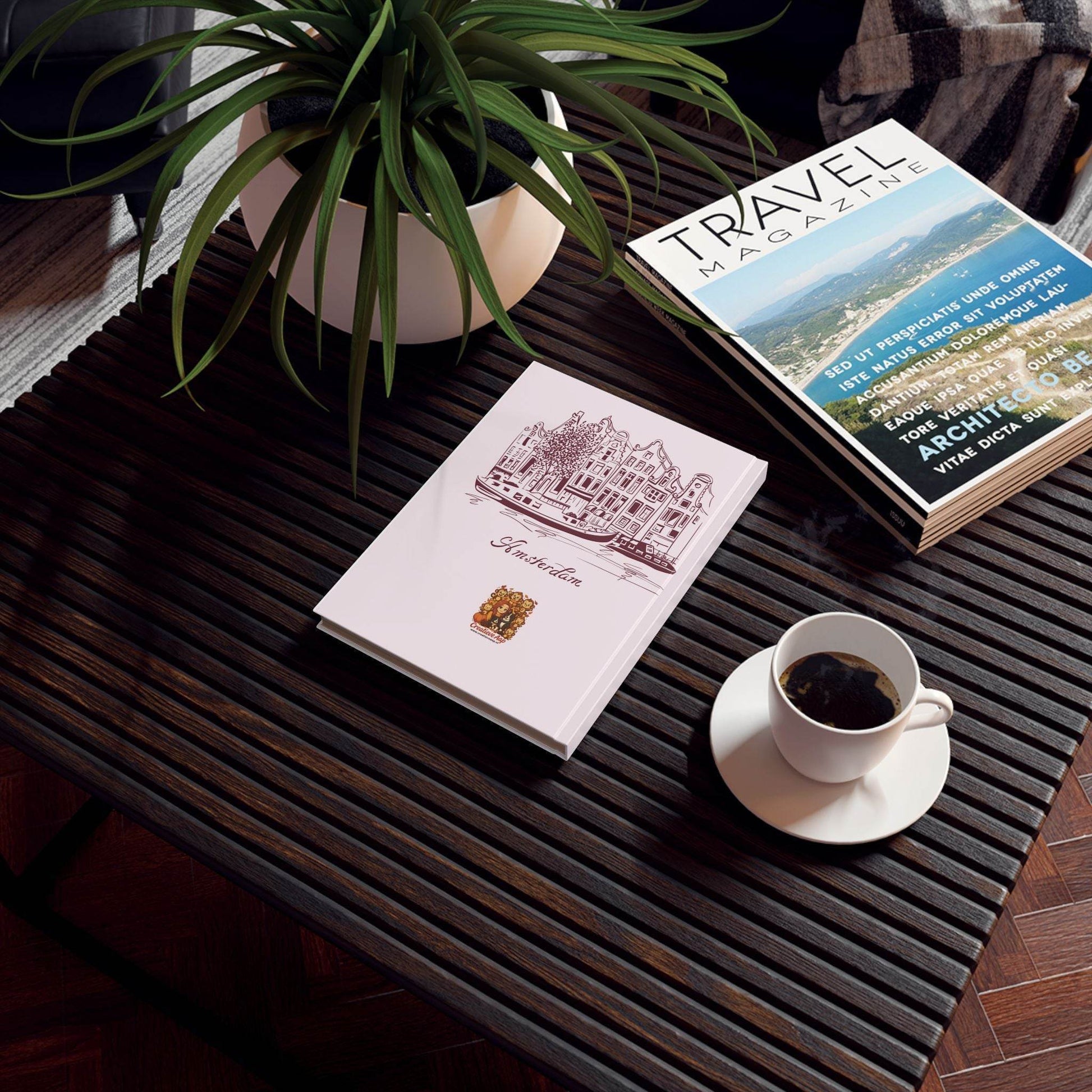 Amsterdam Mokum Notitieboek / Bullet Journal – 13,2 x 18,8 cm – Creatieve Aap Collectie 2025 - Creatieve Aap