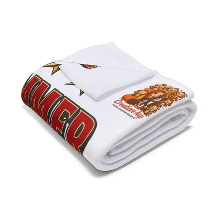 Fleece Deken – Amsterdammer Mokum Quote – Origineel Design 2025 - Creatieve Aap