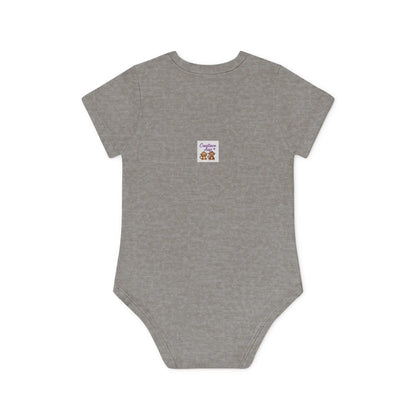 Nijlpaard Droom Zacht Romper – Babyromper met Vliegend Nijlpaard | Biokatoen in 4 Kleuren Printify