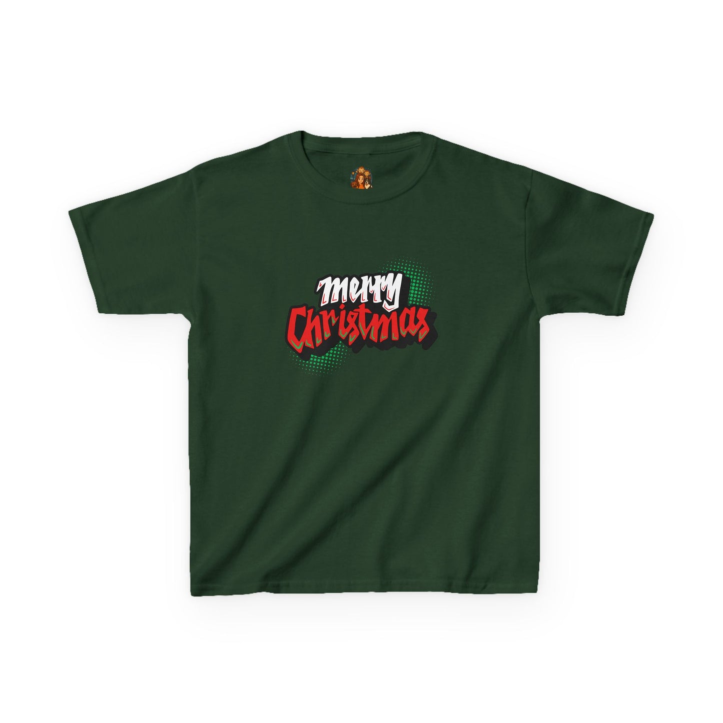 🎄 Kinder T-Shirt – Merry Christmas (Comic Style)