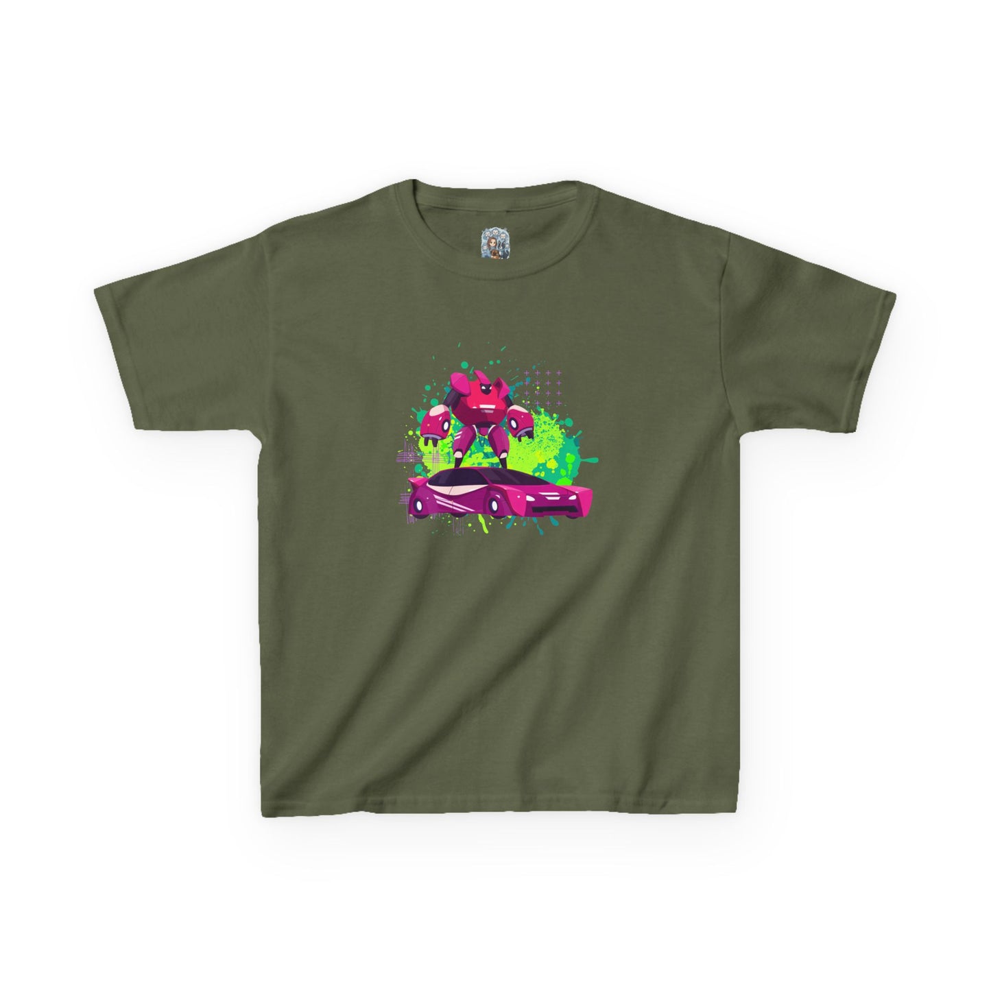 Kinder T-shirt – Robot Car Power