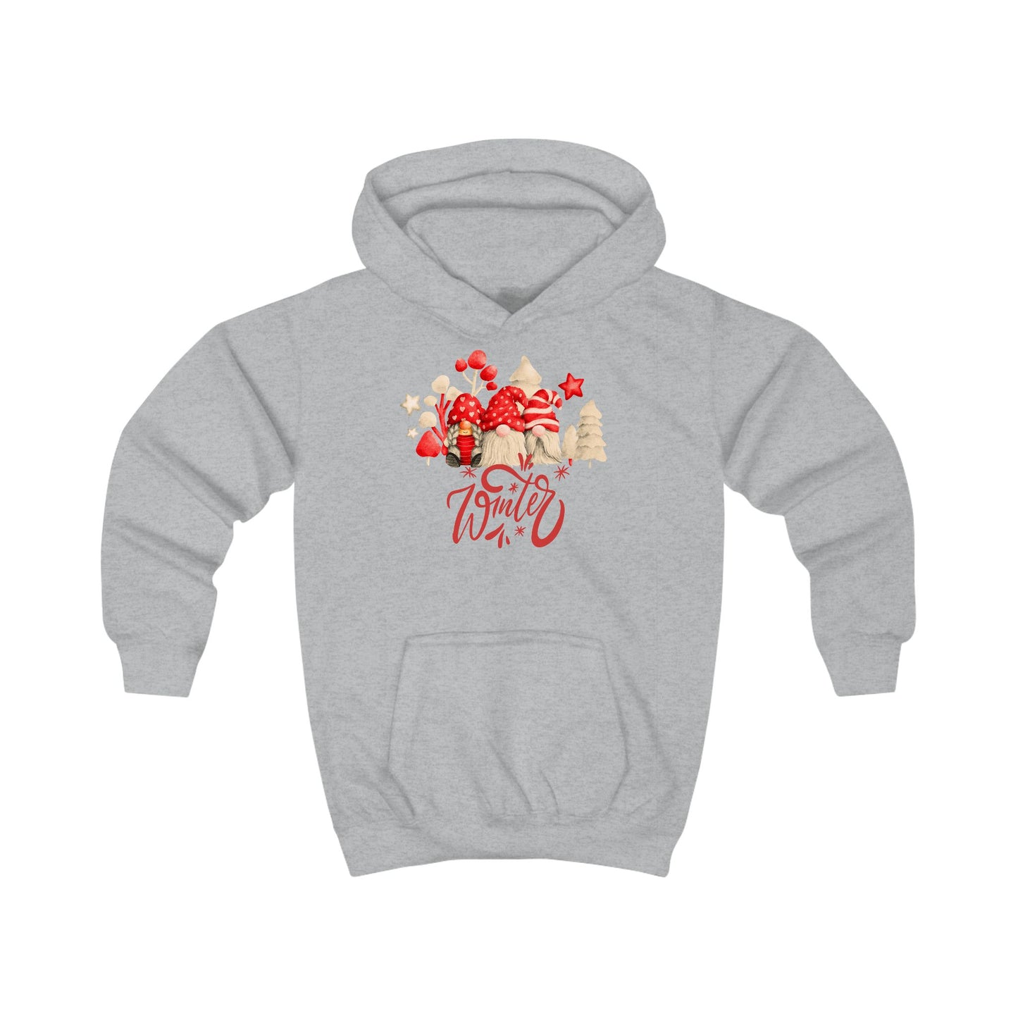 Kinder Hoodie – Wintertijd Gnomies | Winter Collectie Creatieve Aap