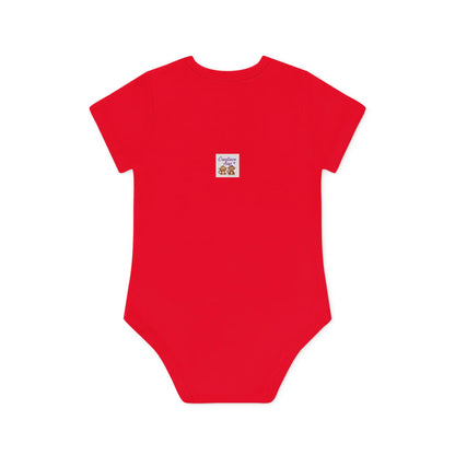 Kleine Koning Romper – Baby Romper met Leeuw Design | Biokatoen in 4 Kleuren Printify