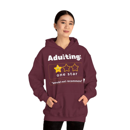Unisex Heavy Blend™ Hooded Sweatshirt – Adulting One Star Hoodie