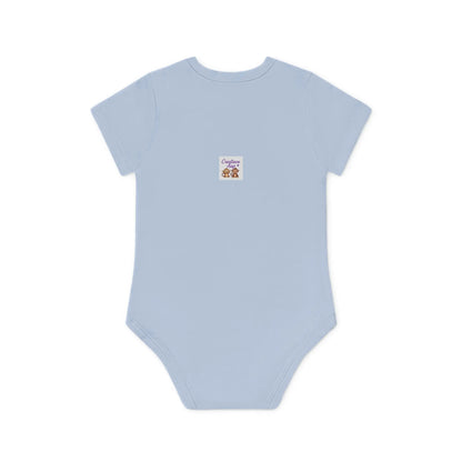 Klein en Kostbaar Romper – Babyromper met Schattig Kuikentje | Biokatoen in 4 Kleuren Printify