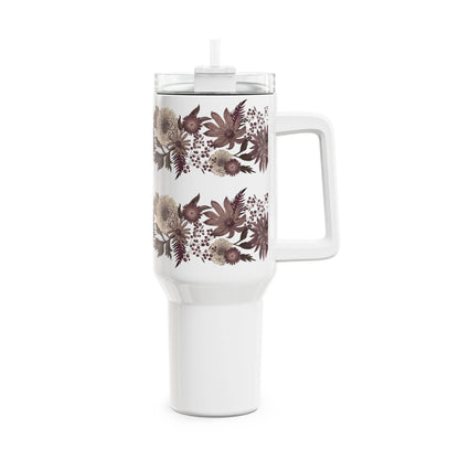 Bloemen Tumbler 1180ml – Roestvrijstaal met dubbelwandige isolatie - Creatieve Aap