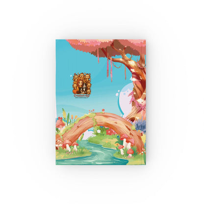 Fantasy Notitieboek – Magisch Bosbrug Design (13,2 x 18,8 cm) - Creatieve Aap
