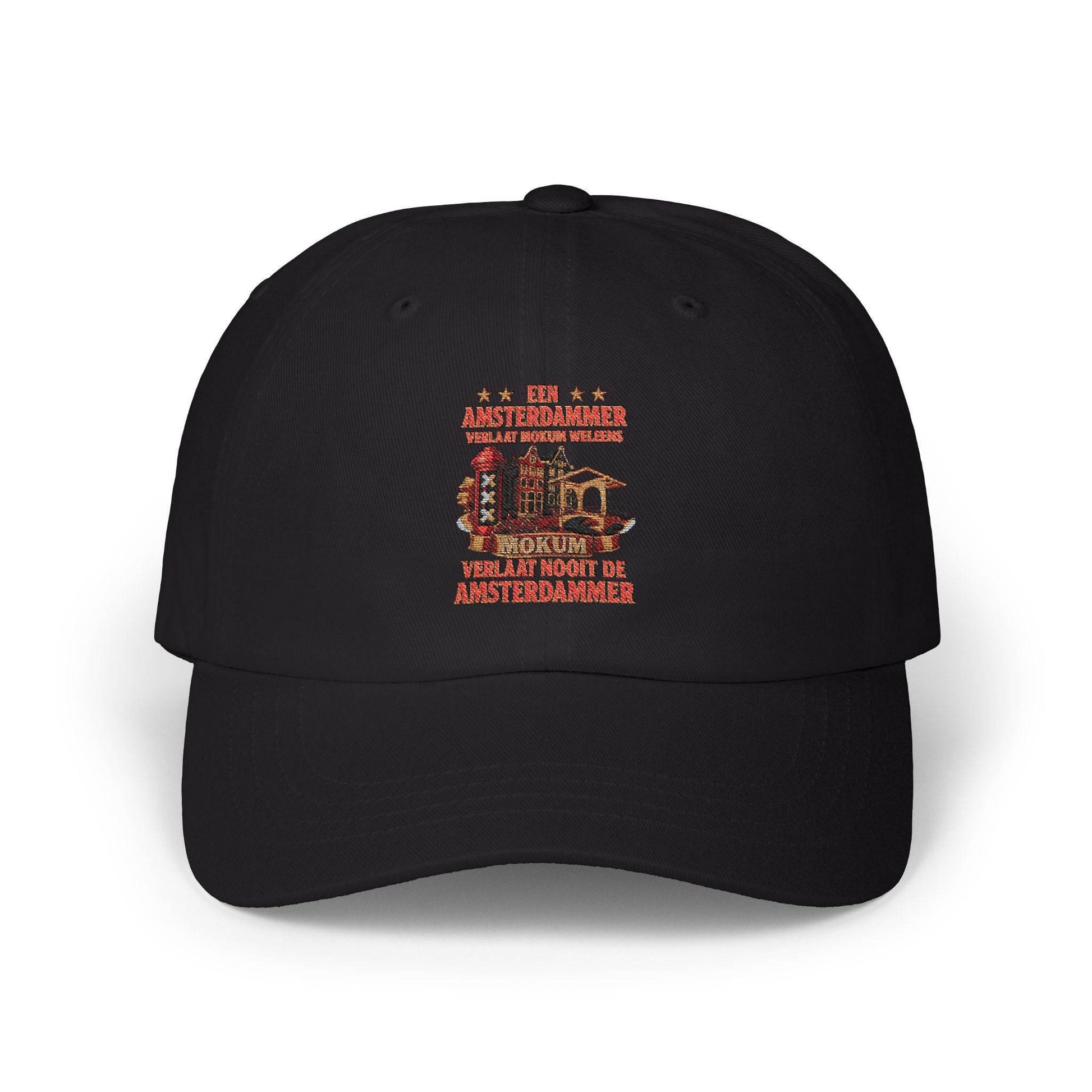 Amsterdammer Cap – Geborduurd Design 🧢🌆 - Creatieve Aap