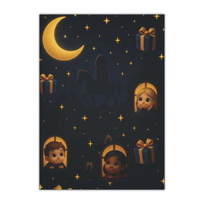 🌙 Inpakpapier – Sinterklaas Avond 2025
