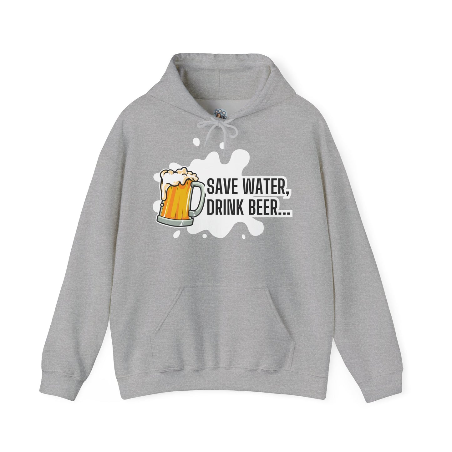 Unisex Heavy Blend™ Hooded Sweatshirt – Save Water, Drink Beer Hoodie