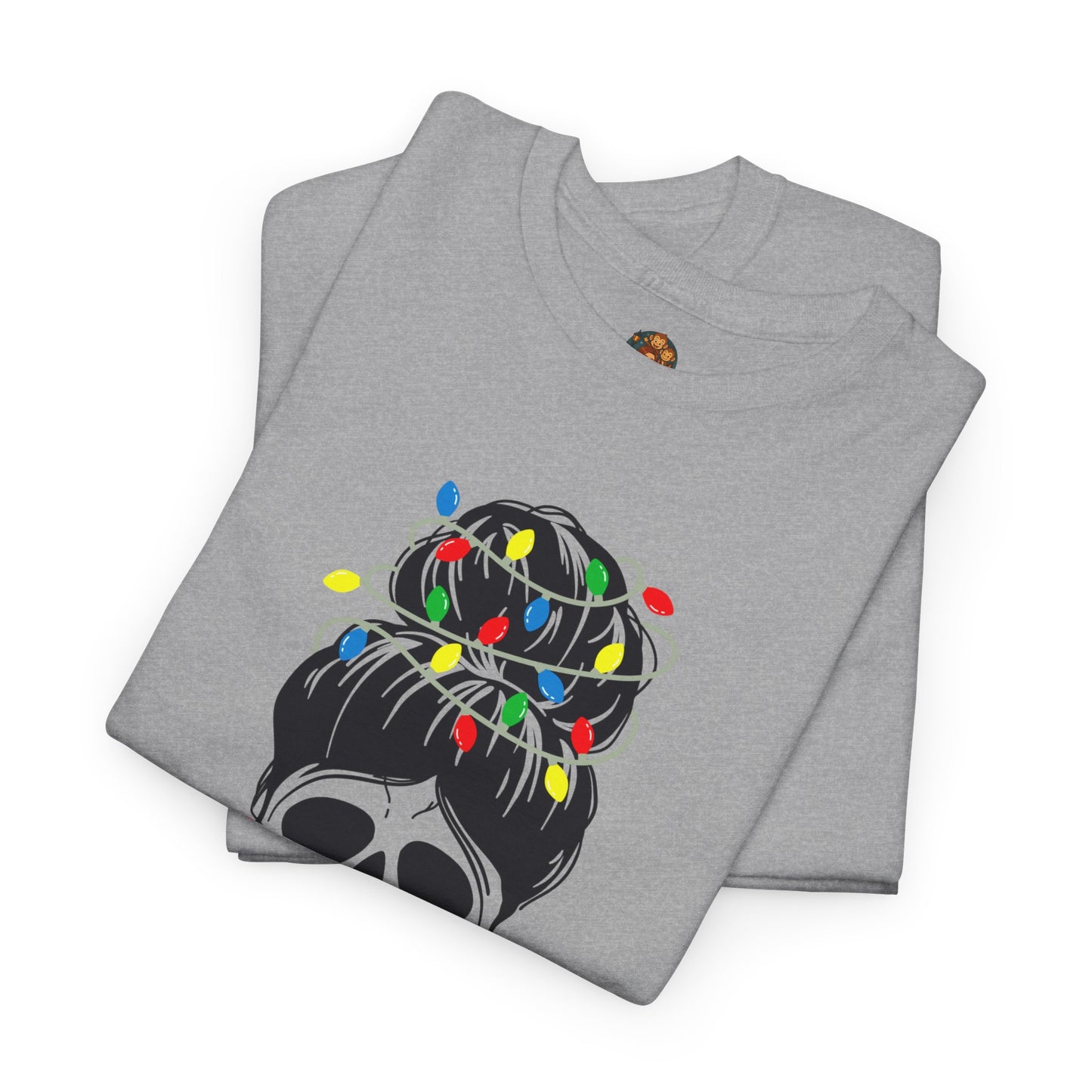 Jingle Bells Skull Bun – Adult Unisex T-Shirt