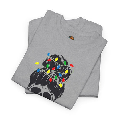 Jingle Bells Skull Bun – Adult Unisex T-Shirt