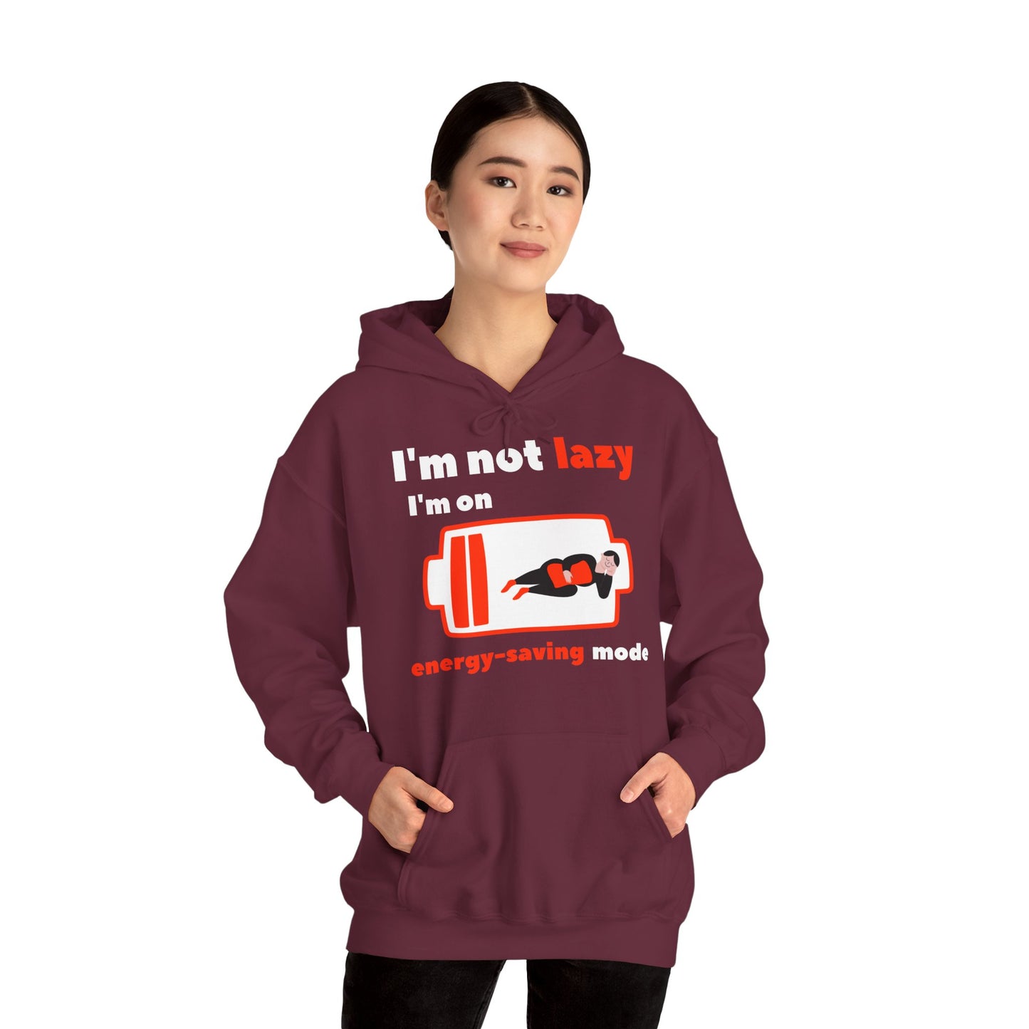 Unisex Heavy Blend™ Hooded Sweatshirt – Energy-Saving Mode Hoodie