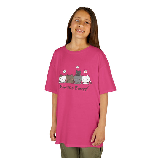 Kinder T-shirt – Pawsitive Energy!