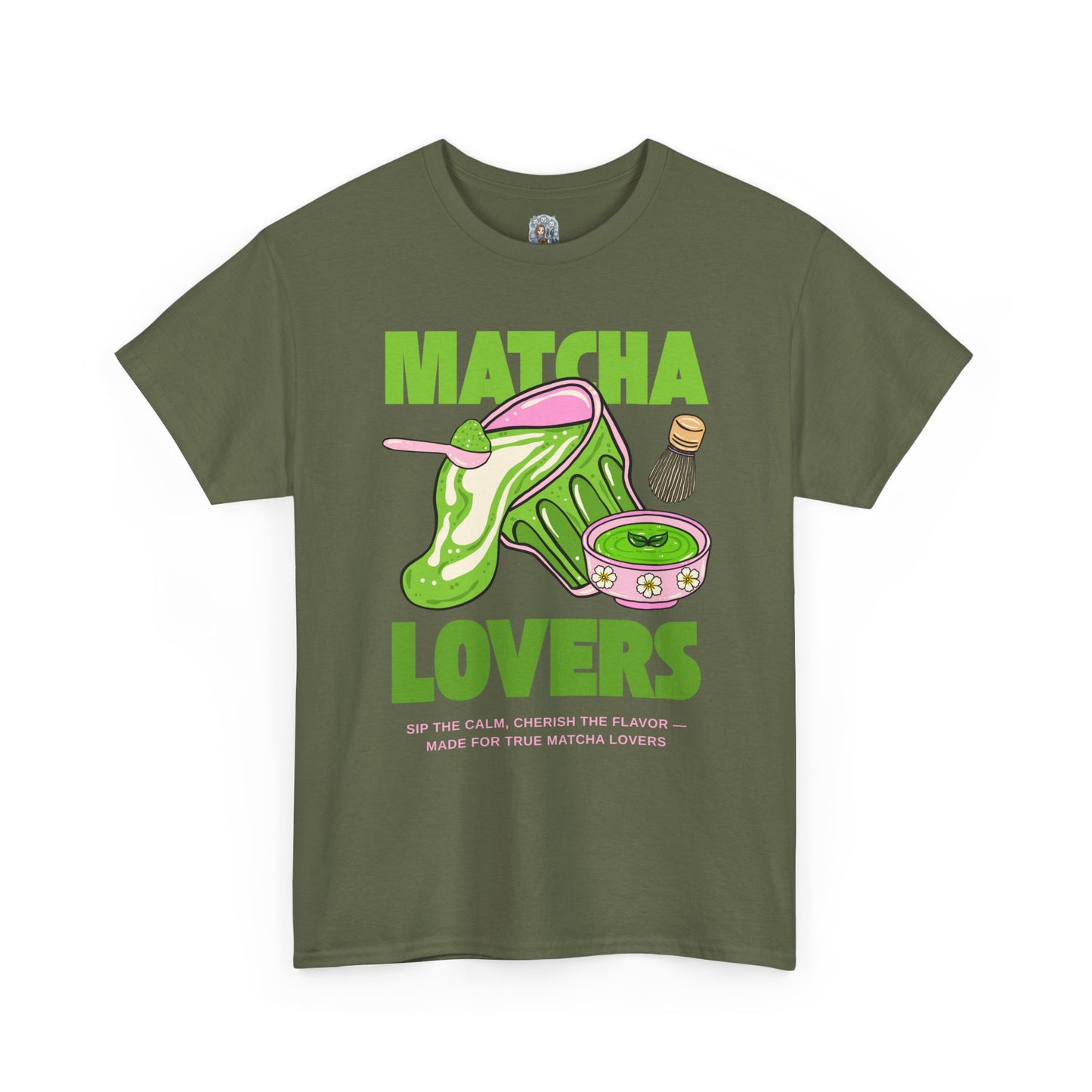 Unisex Heavy Cotton Tee – Matcha Lovers