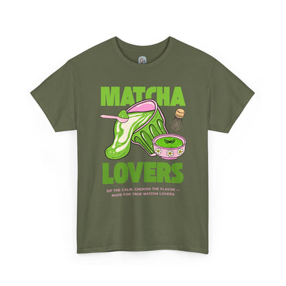 Unisex Heavy Cotton Tee – Matcha Lovers