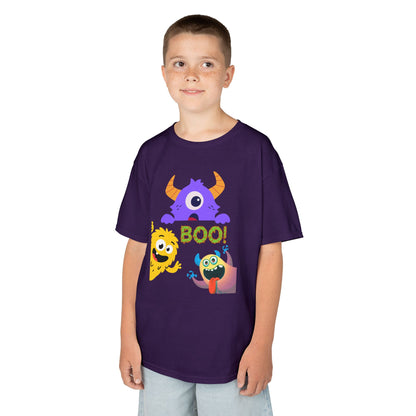 Kinder T-shirt – Boo! Halloween Monsters