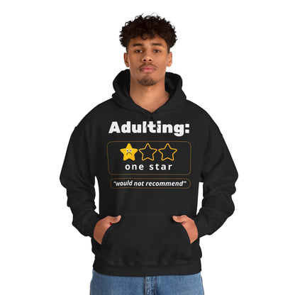 Unisex Heavy Blend™ Hooded Sweatshirt – Adulting One Star Hoodie