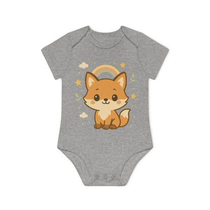 Foxy Romper – Baby Romper met Schattige Vos Design | Biologisch Katoen in 6 Kleuren - Creatieve Aap