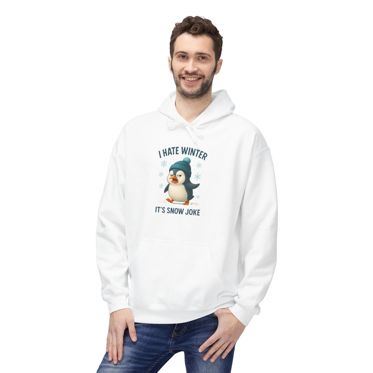 Unisex Hoodie – I Hate Winter: It’s Snow Joke