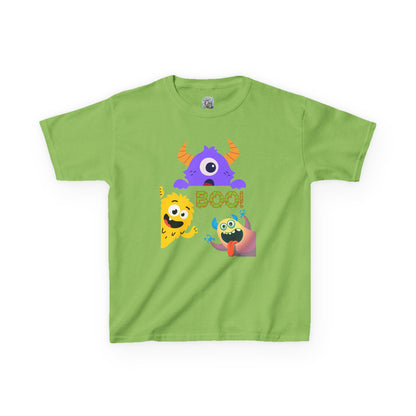 Kinder T-shirt – Boo! Halloween Monsters