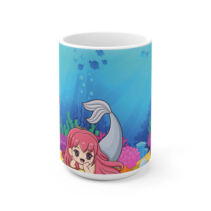 Kawaii Zeemeerminnen Mok – Keramiek 330ml of 440ml Printify