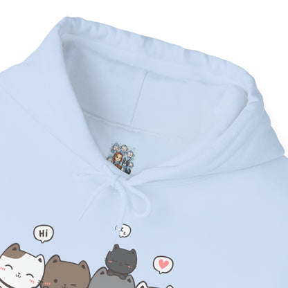 Unisex Heavy Blend™ Hooded Sweatshirt – Pawsitive Energy Hoodie