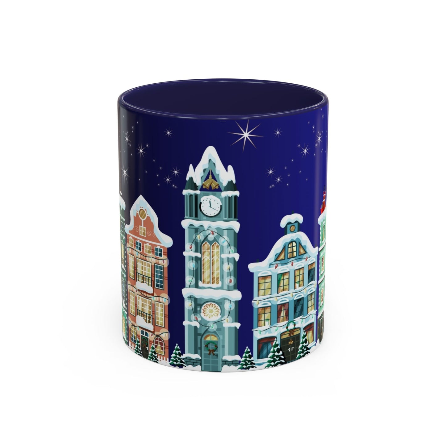 Kerst Stad Mok – Winterse Village Stadshuisjes – 330 ml