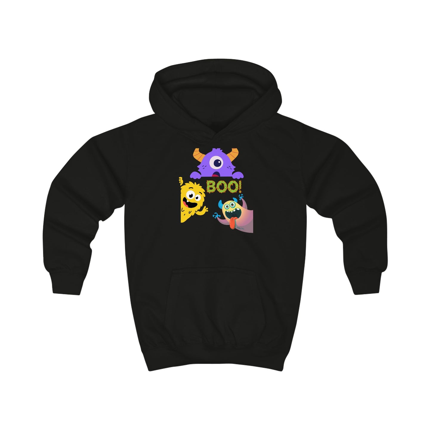 Kinder Hoodie – Boo! Halloween Monsters