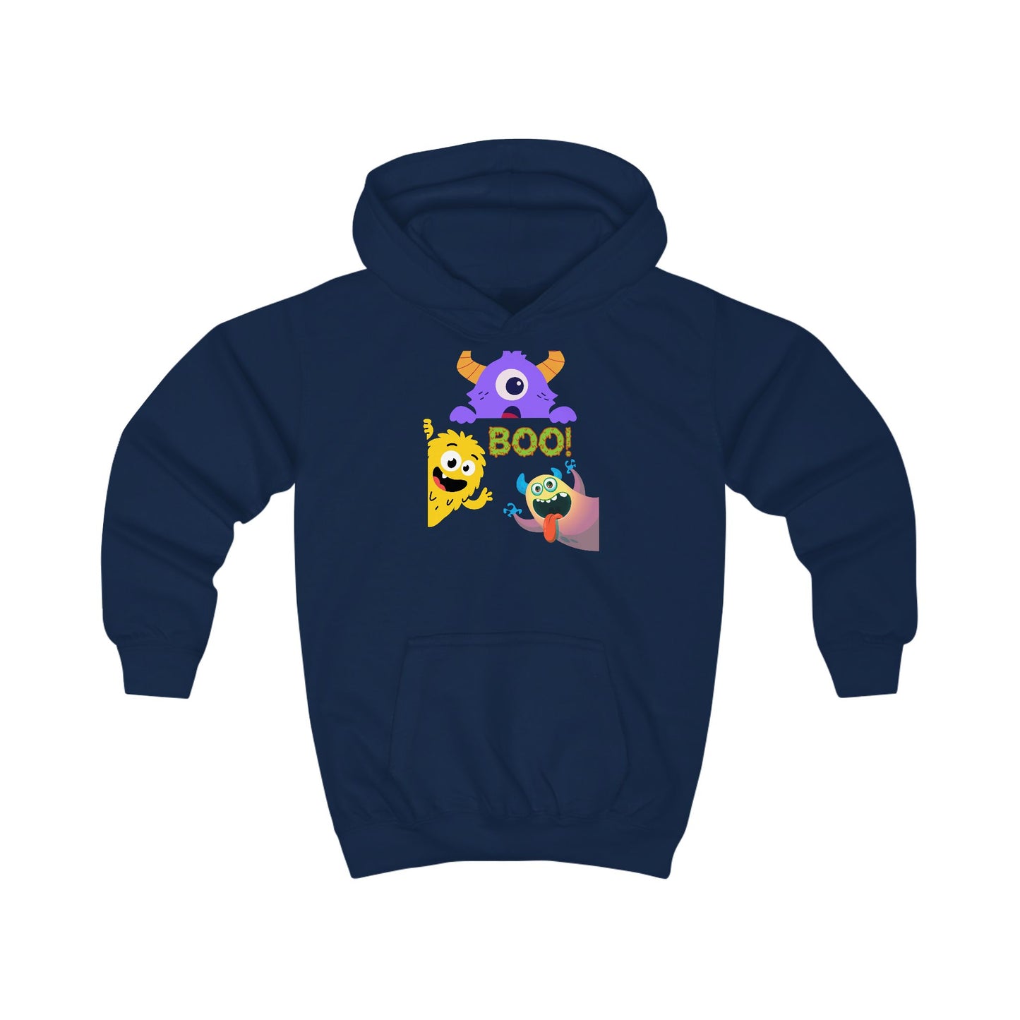 Kinder Hoodie – Boo! Halloween Monsters
