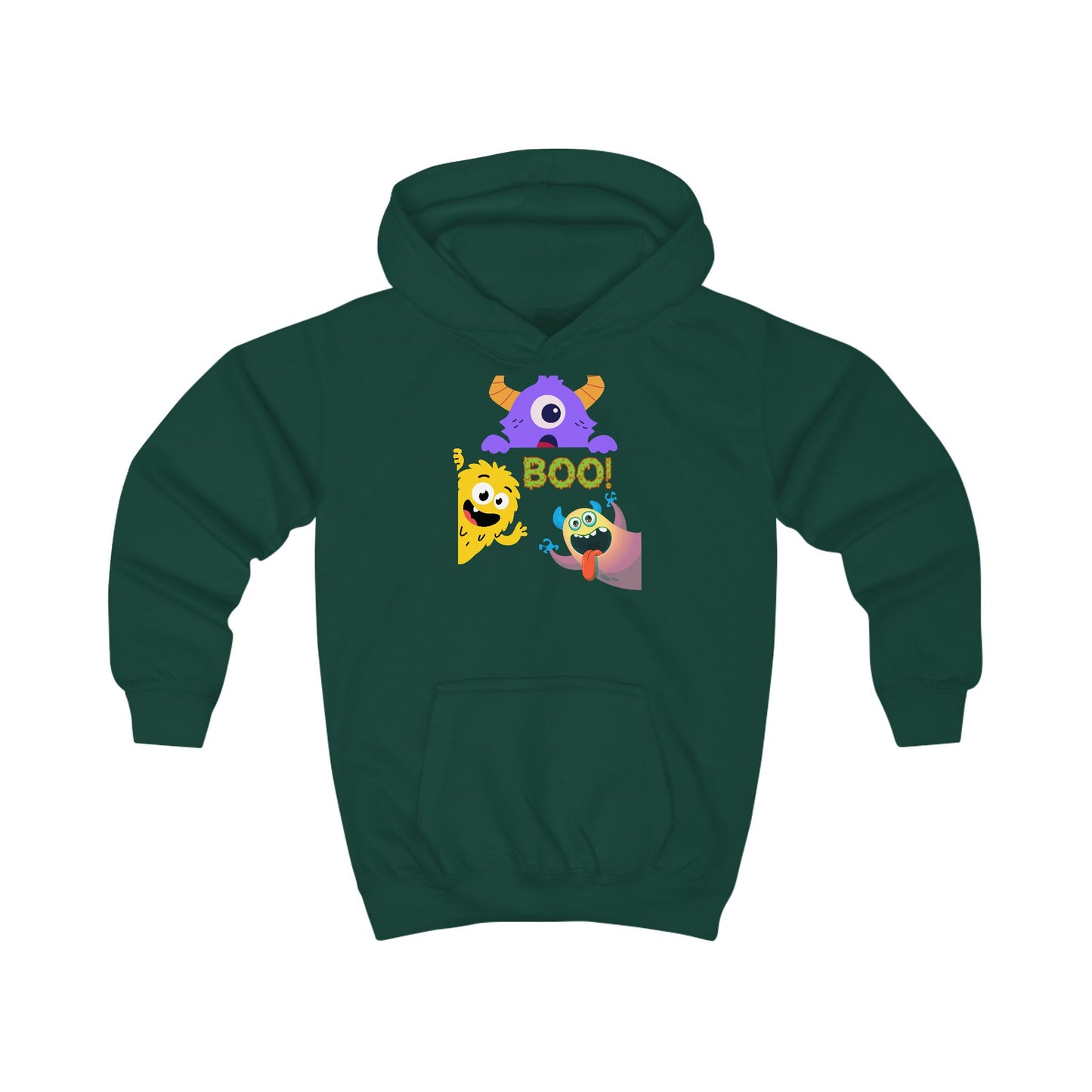 Kinder Hoodie – Boo! Halloween Monsters