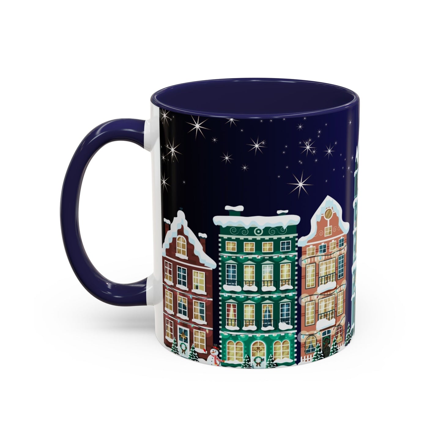 Kerst Stad Mok – Winterse Village Stadshuisjes – 330 ml