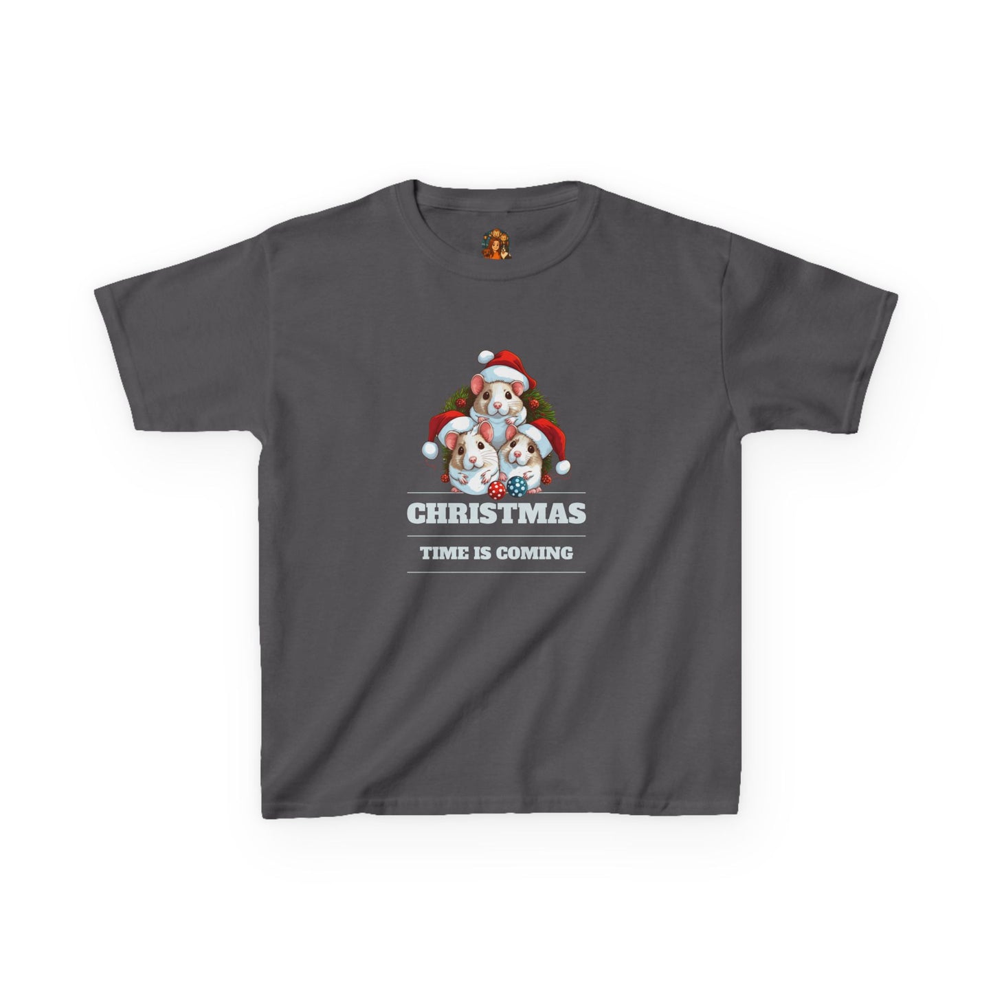 🎄 Kids Kerst T-Shirt – Christmas Time Is Coming