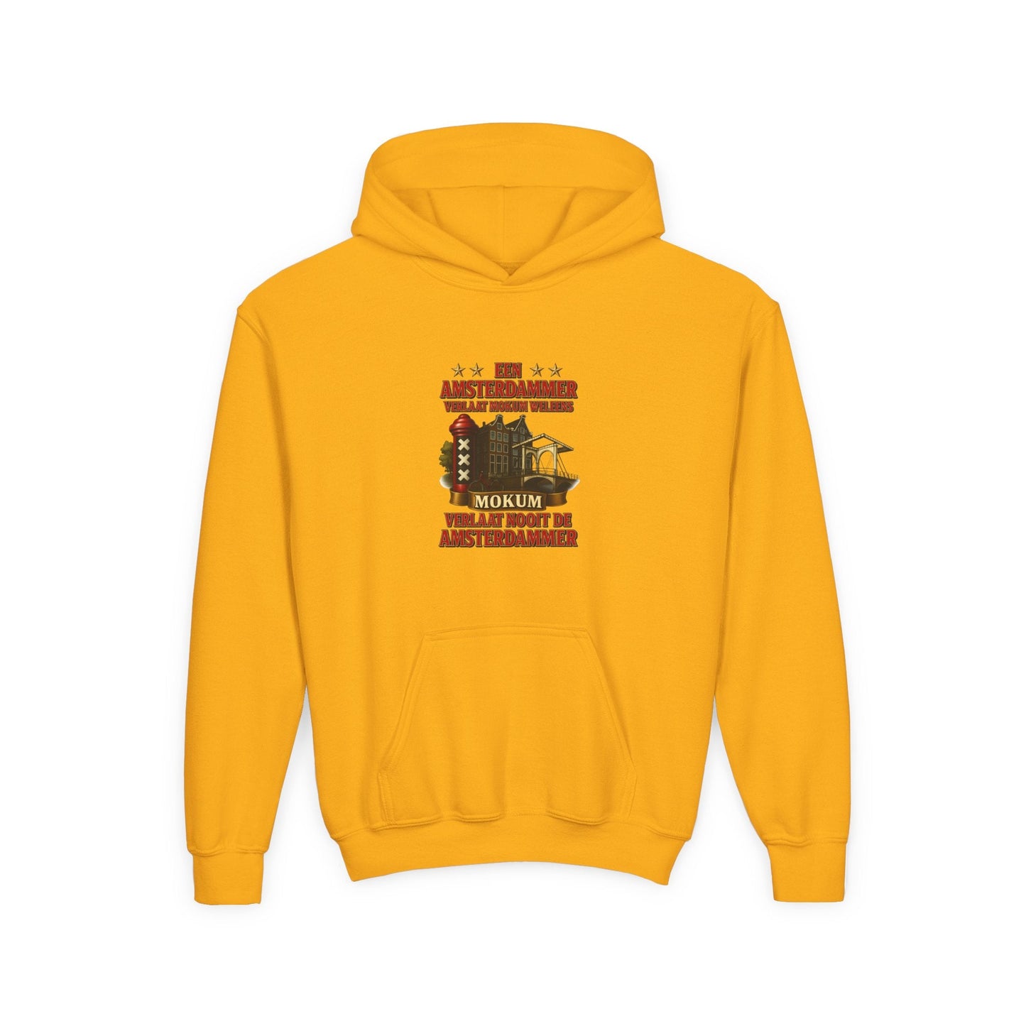 Kids Hoodie Amsterdammer Gold