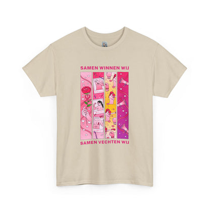 Unisex Heavy Cotton Tee – Samen Winnen Wij, Samen Vechten Wij