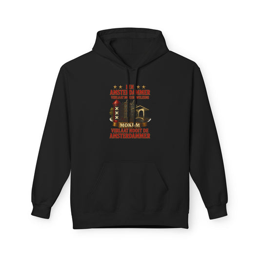 Hoodie Amsterdammer zwart