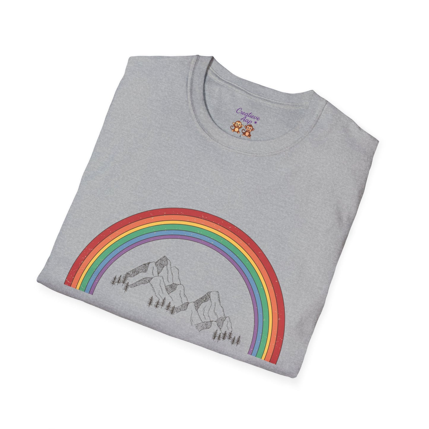 Camp Pride T-shirt – Unisex Pride Outdoor Shirt – Maten S t/m 5XL