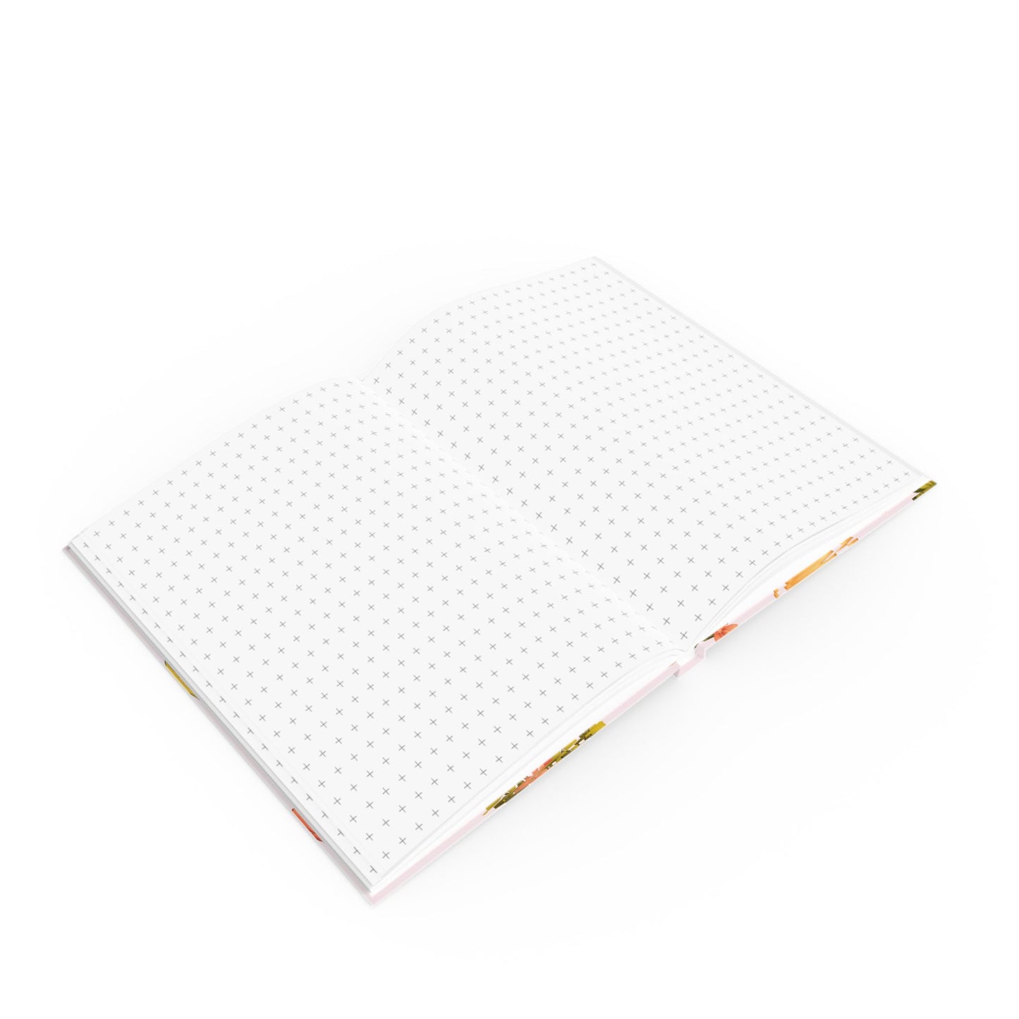 Cactus notitieboek opengeklapt – stevige kwaliteit, 128 pagina’s van 90 gsm papier. Beschikbaar met gelinieerd, ruitjes of blanco papier.