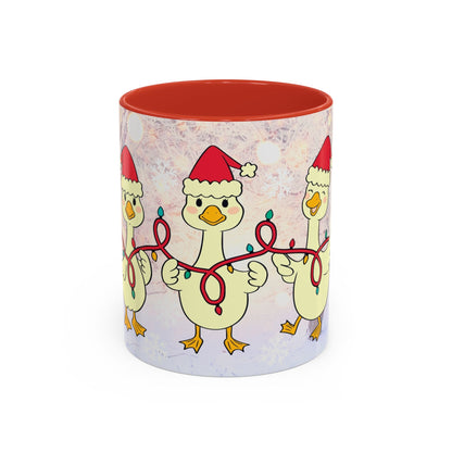 Ganzen Familie Kerst Mok – 330 ml – Kawaii Kerst Editie