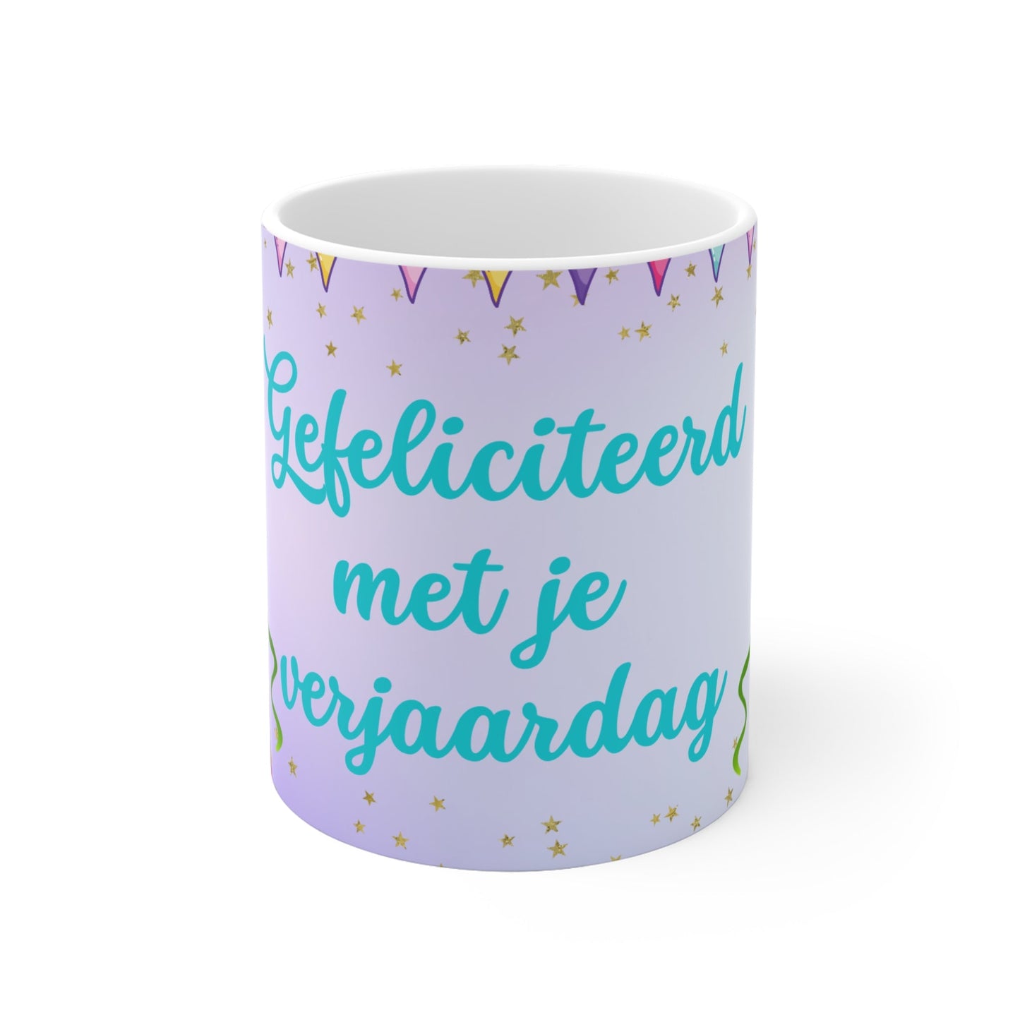 verjaardag gefeliciteerd katten mok Printify