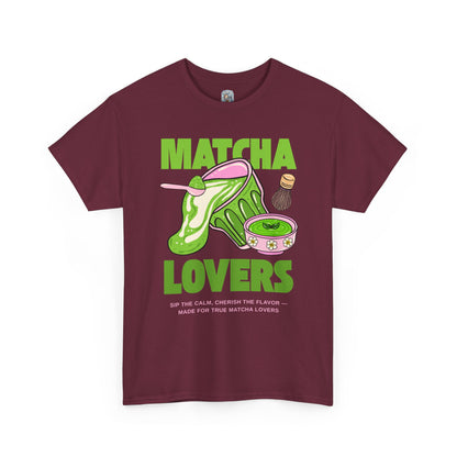Unisex Heavy Cotton Tee – Matcha Lovers