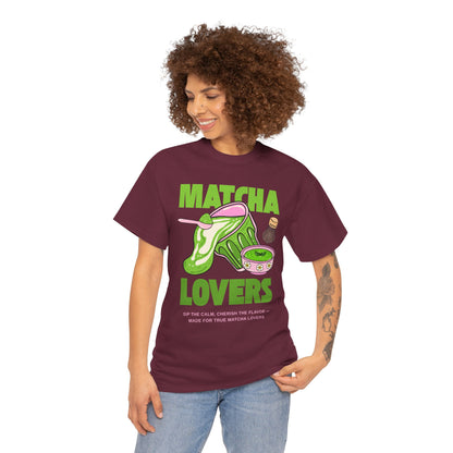 Unisex Heavy Cotton Tee – Matcha Lovers