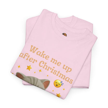 Wake Me Up After Christmas – Shelby de Poes Adults T-Shirt (S–5XL)