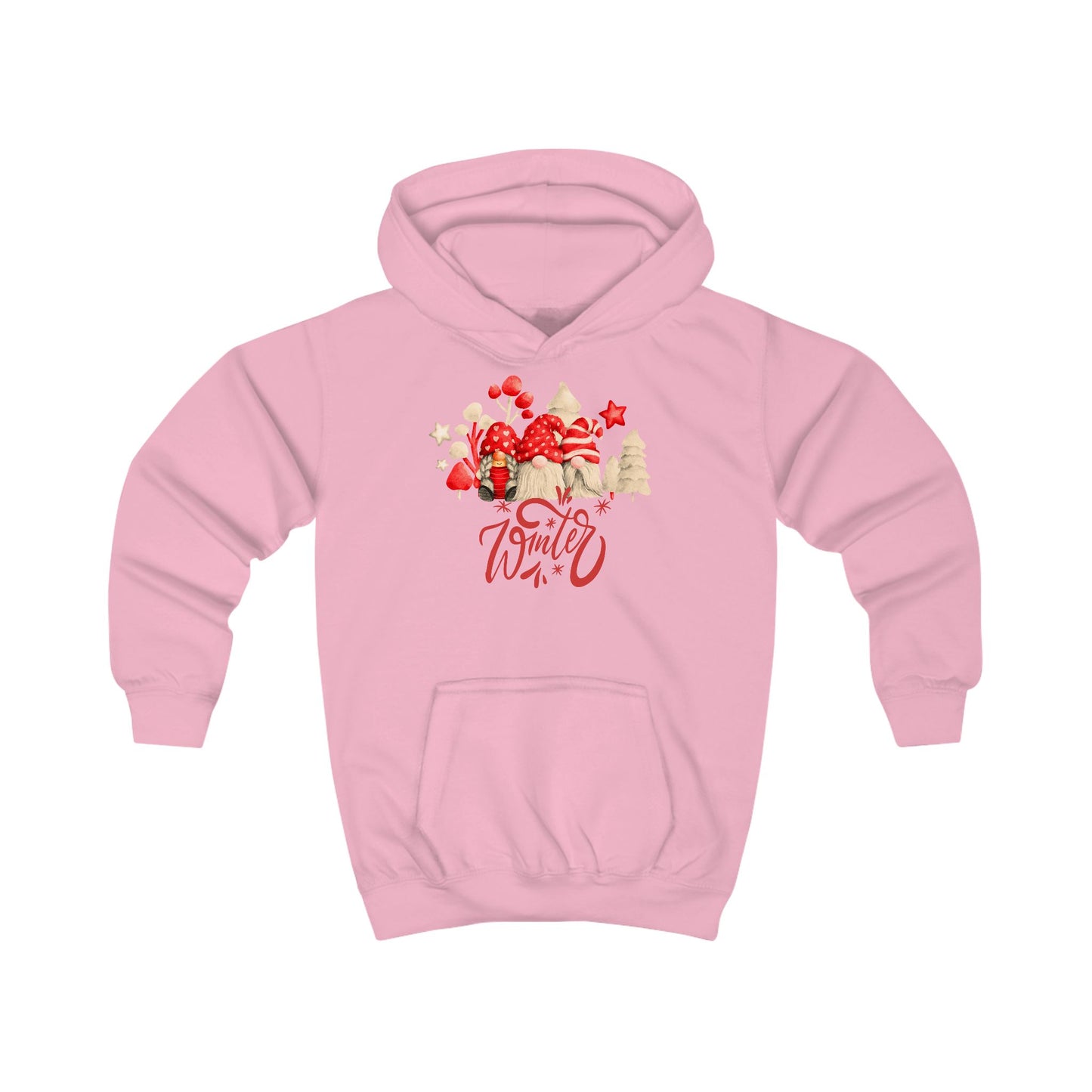 Kinder Hoodie – Wintertijd Gnomies | Winter Collectie Creatieve Aap