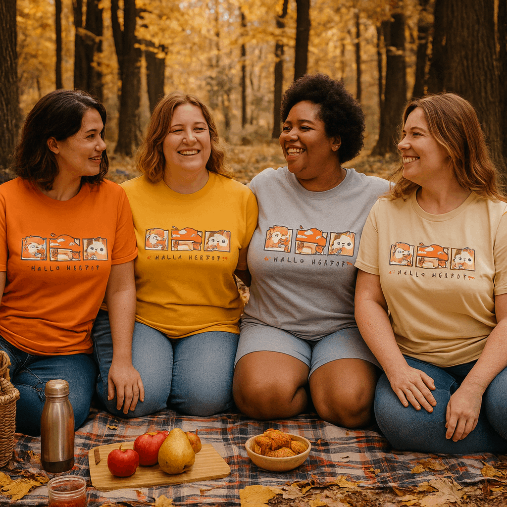 Adult shirt Anime Hallo Herfst Printify