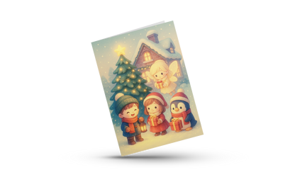 ✨ Kerst Wenskaart – Midwinter Village (A6) ✨