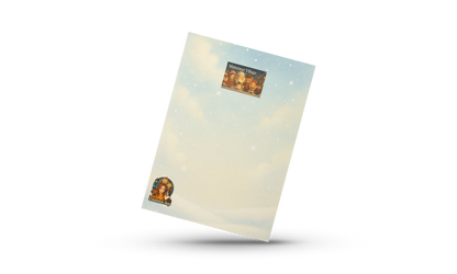 ✨ Kerst Wenskaart – Midwinter Village (A6) ✨