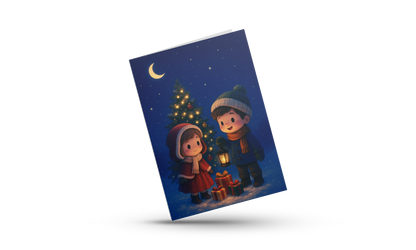 ✨ Kerst Wenskaart – Midwinter Village (A6) ✨