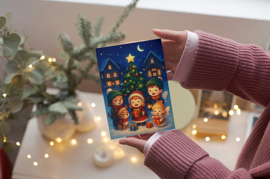 ✨Kerst Wenskaart A6 (Midwinter Village – Collectie) ✨